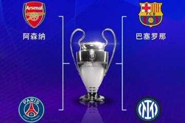 三级欧战4强分布：英超4队西甲3队意甲2队法甲1队 德甲全军覆没