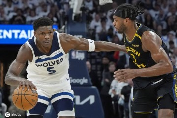 G1半场:森林狼全队三分15中0 追梦一人6中4