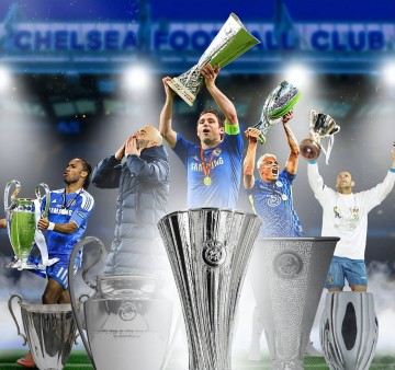 5大赛事9次捧杯!切尔西创历史第1:欧战大满贯,万人狂欢