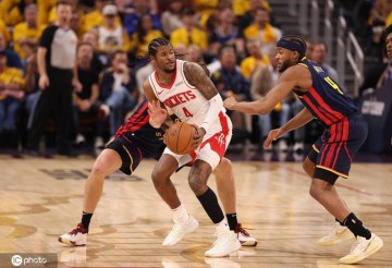 难堪大用!本轮三场败仗火箭太子场均8分 三分球14中2