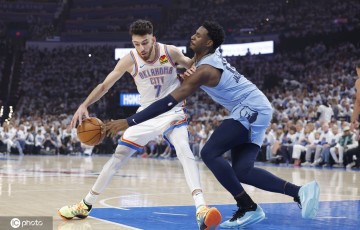 霍姆格伦19+10亚历山大15分 雷霆51分狂胜灰熊