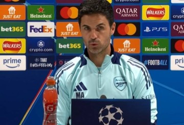 阿尔特塔：从历史来看阿森纳不该被视为热门 梅里诺&怀特可以训练