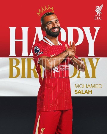 法老利物浦祝萨拉赫33岁生快 效力8年401场245球9冠&再续2年