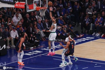 布伦森39分塔图姆42+8伤退 尼克斯胜绿军3-1夺赛点