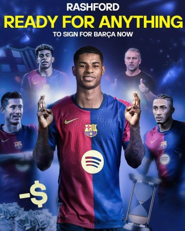 曝曼联准备3500万卖拉什福德！其已与巴萨谈降薪，求助超级经纪人