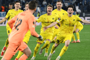 点球大战致胜！大黑马创造历史，杀入欧战半决赛，将对决热刺