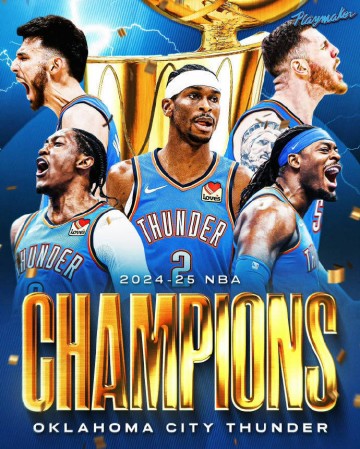 雷霆13年后终圆冠军梦 老三少的宿命被SGA救赎?