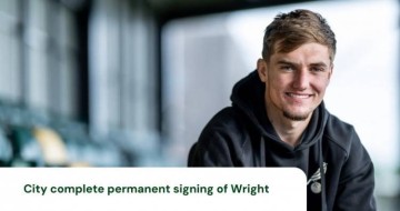 官方:诺维奇买断曼城19岁中场赖特 费用可达300万镑 含回购&二转