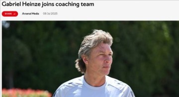 官方：前阿根廷国脚海因策加入阿森纳，成为一线队教练组成员