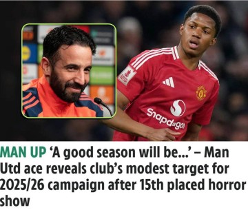 迪亚洛:曼联新赛季目标是打入英超前五 祝拉什福德好运