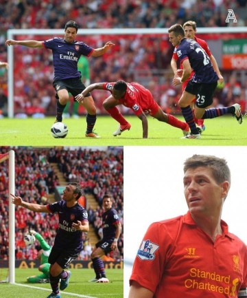 是今天吗?阿森纳在安菲尔德13年不胜,上次客胜阿尔特塔首发出战