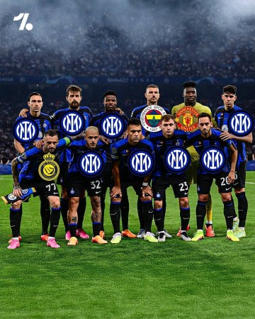 国米2023年欧冠决赛首发：8人仍在队内，奥纳纳哲科B罗已离队